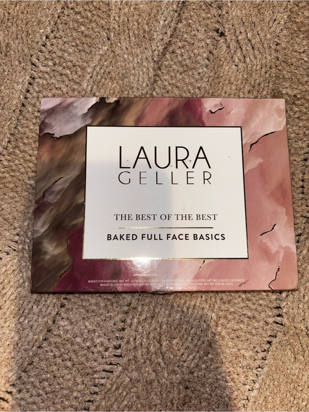 Laura Geller Baked Full Face Basics Palette - Rose and Neutral Tones NEW